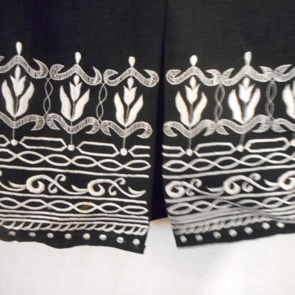 Embroidered  unlined Blazer / Jacket / Shirt - Picture 3 of 7